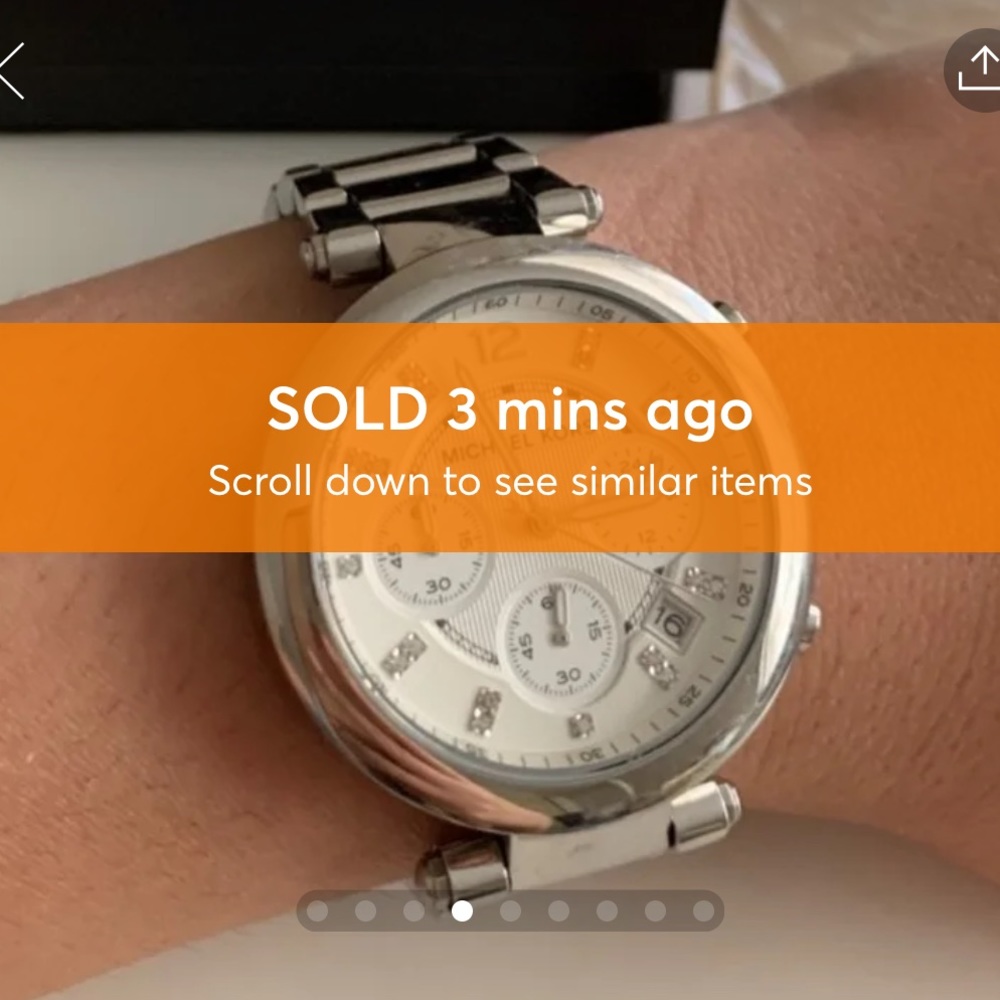 SOLD!Michael Kors MK5275 Woman’s Chronograph Watch